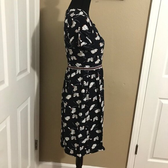 Few Moda New York Navy Floral Dress Size small new with tags #109 - Picture 4 of 8